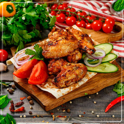 Крылышки на мангале