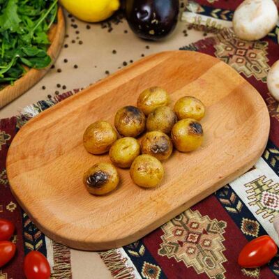 Мини-картофель на углях