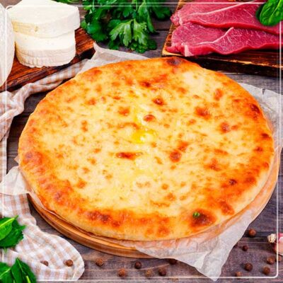 Пирог осетинский с мясом и сыром
