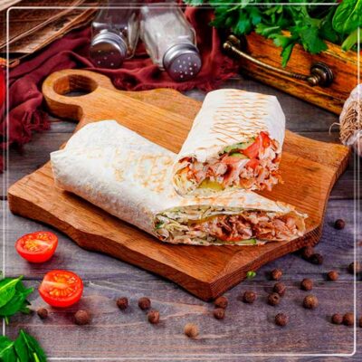 Шаурма с курицей в лаваше «МАКСИ»