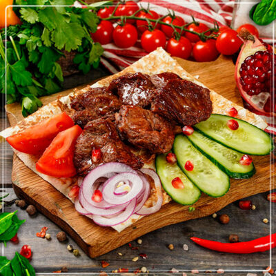 Шашлык из свиной шейки